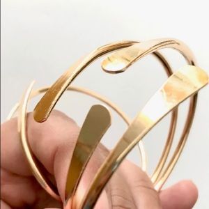 Vintage Brass Coil Bangles